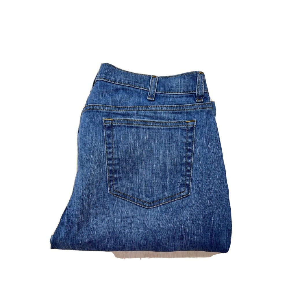 George Men's Regular Straight‎ Leg Medium Wash Blue Jeans Sz 36x34 Approx 36x32
